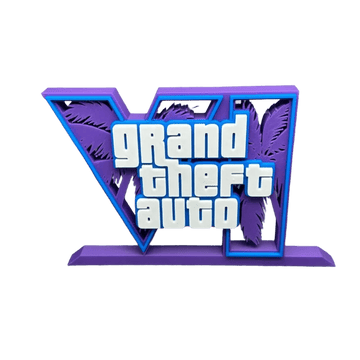 GTA 3D Logo Stand