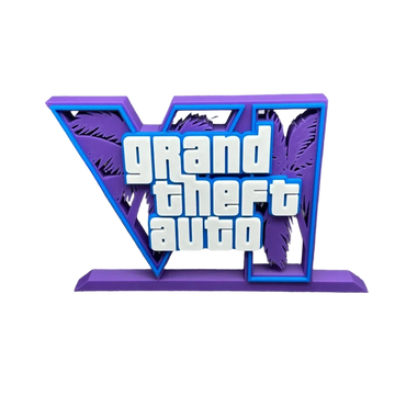 GTA 3D Logo Stand