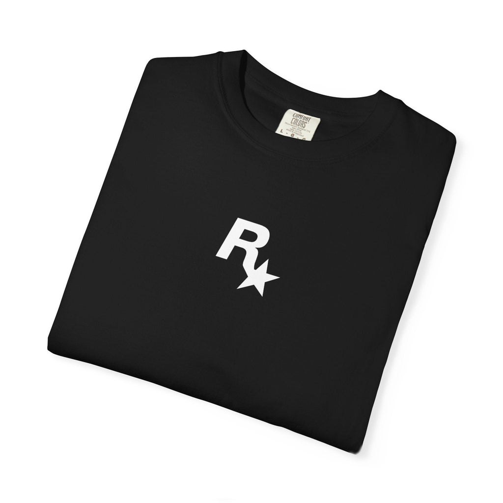 Black Rockstar + GTA VI Logo Shirt - GTA Accessories
