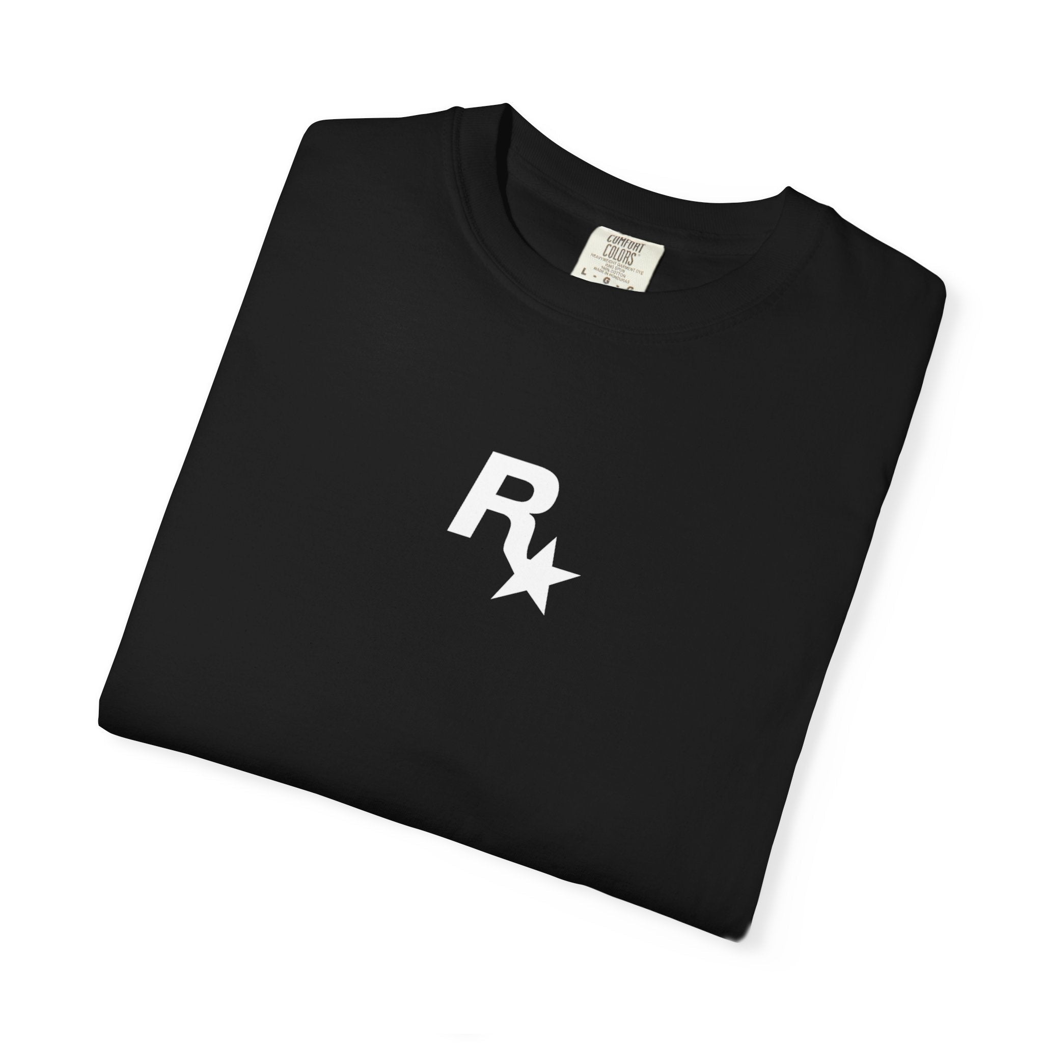Black Rockstar + GTA VI Logo Shirt - GTA Accessories