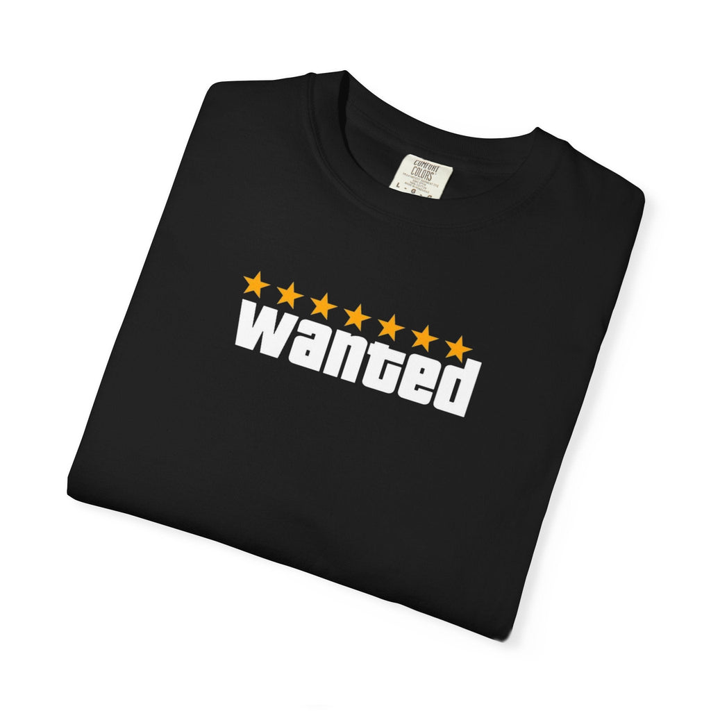 Black Wanted Logo Shirt - GTA Accessories