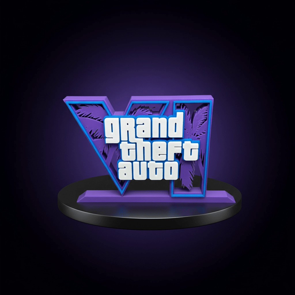 GTA 3D Logo Stand - GTA Accessories