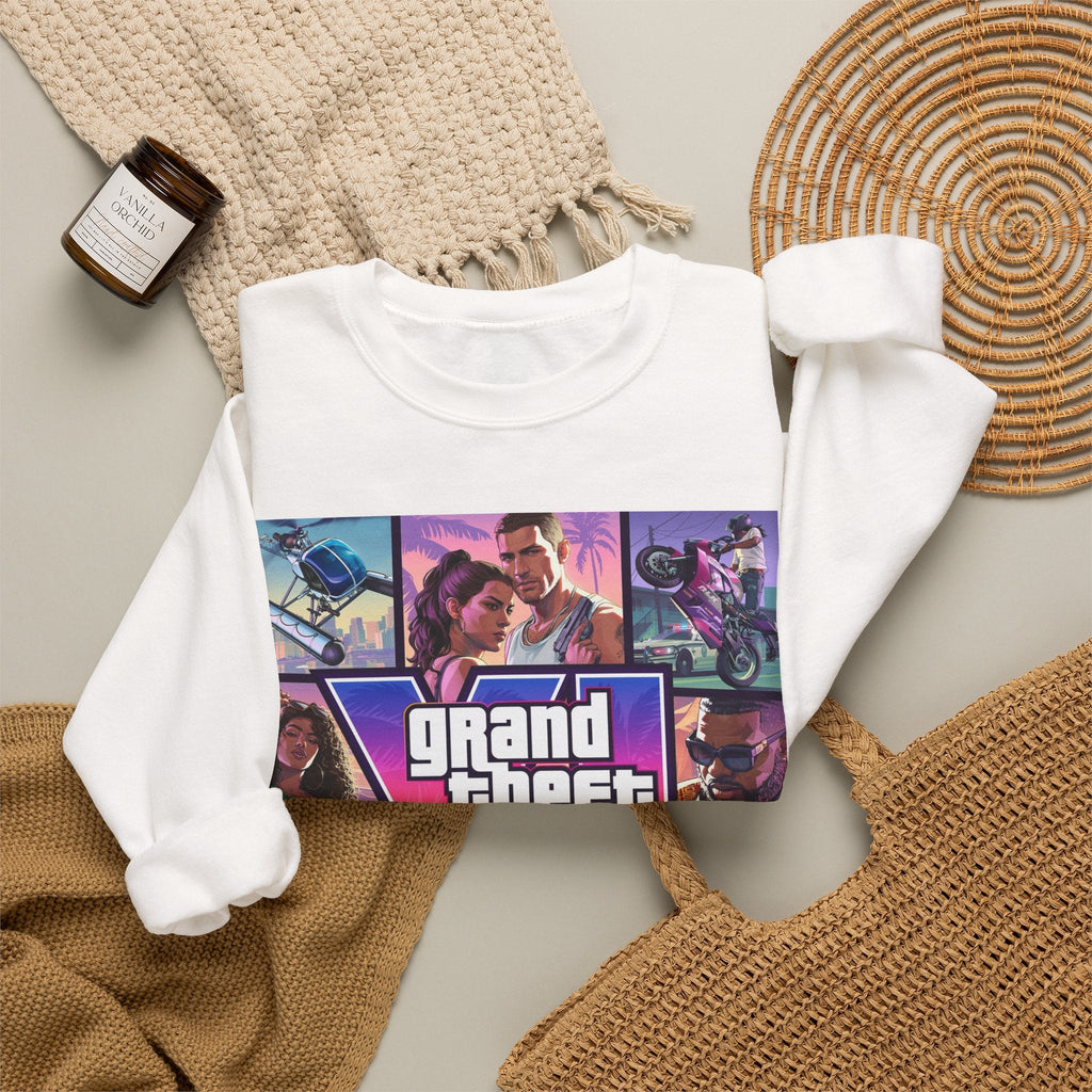 GTA VI Cover Crewneck Sweatshirt - GTA Accessories