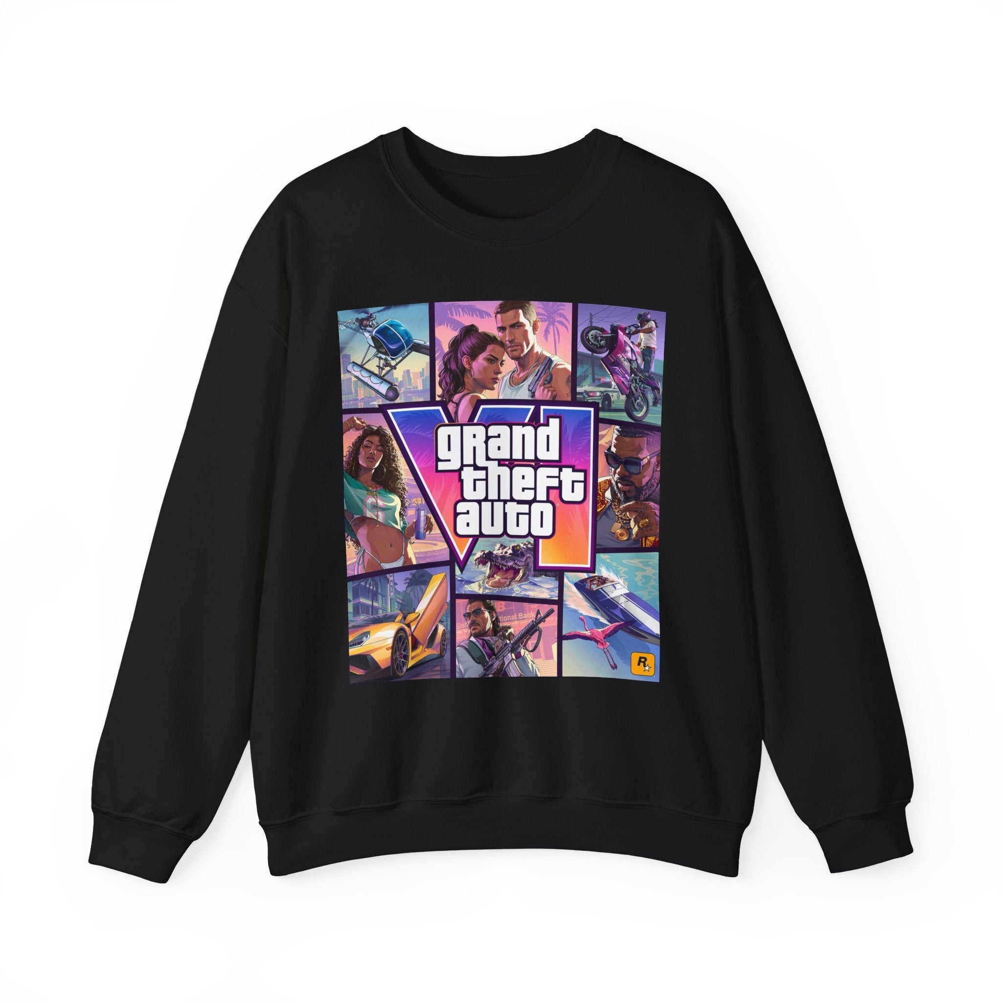 GTA VI Cover Crewneck Sweatshirt - GTA Accessories
