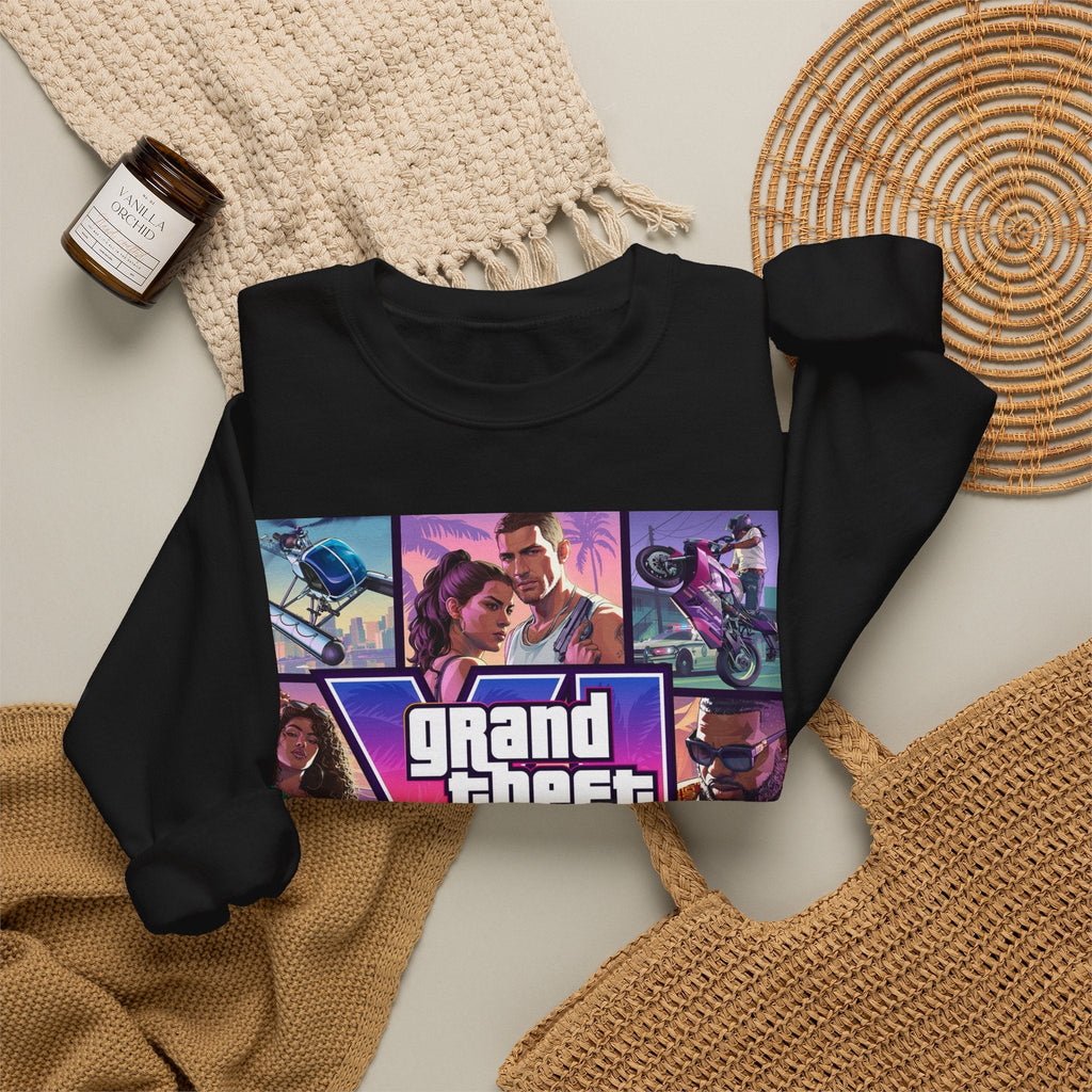 GTA VI Cover Crewneck Sweatshirt - GTA Accessories