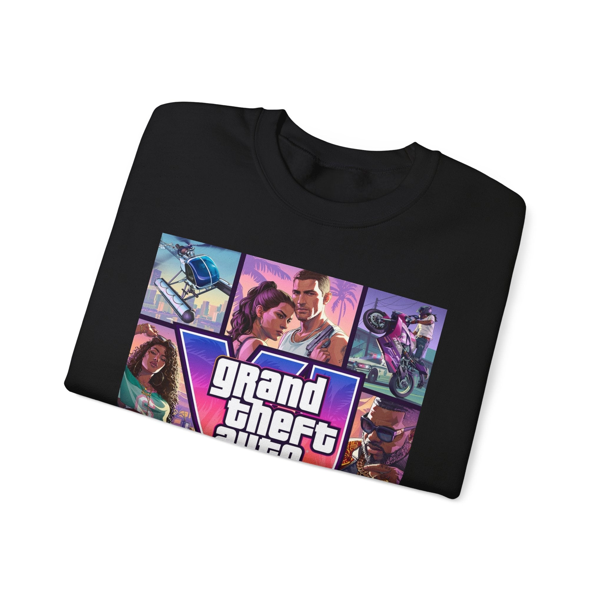 GTA VI Cover Crewneck Sweatshirt - GTA Accessories