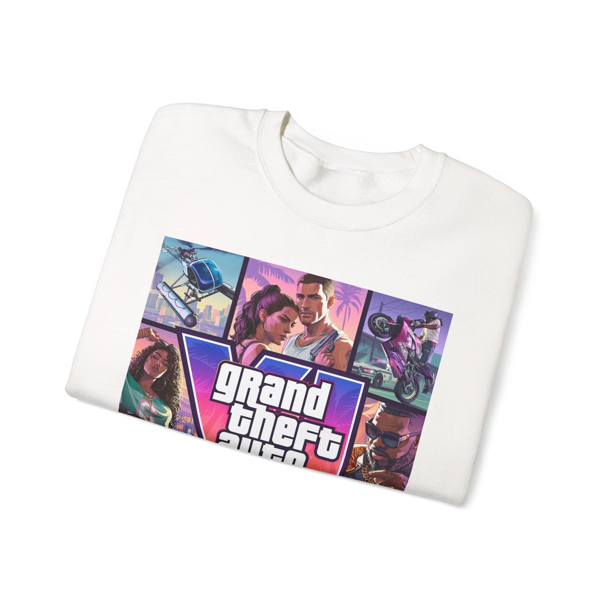 GTA VI Cover Crewneck Sweatshirt - GTA Accessories