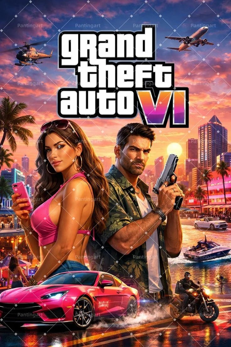 GTA VI Posters - GTA Accessories