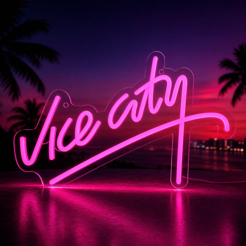 Vice City Neon Sign