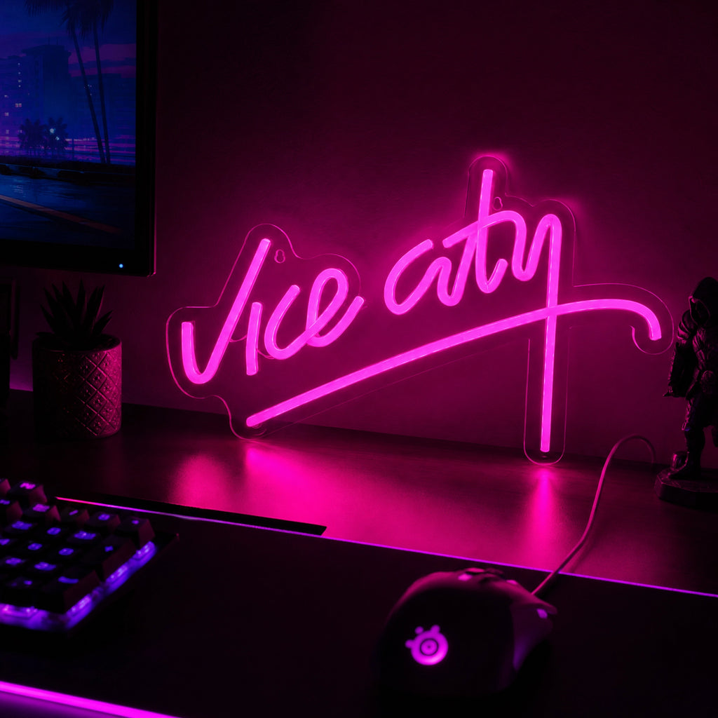 Vice City Neon Sign