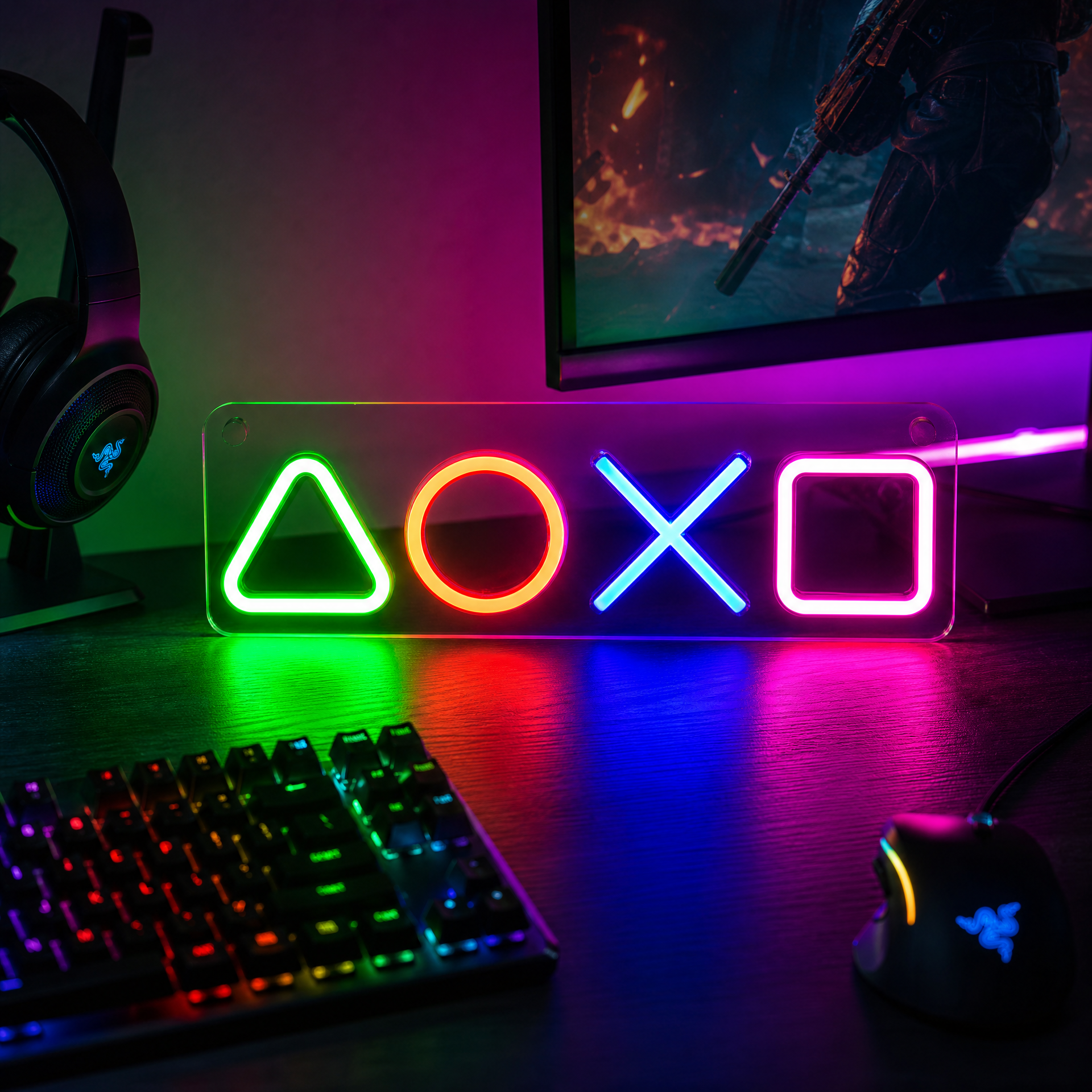 Play Station LED Sign - GTA Accessories