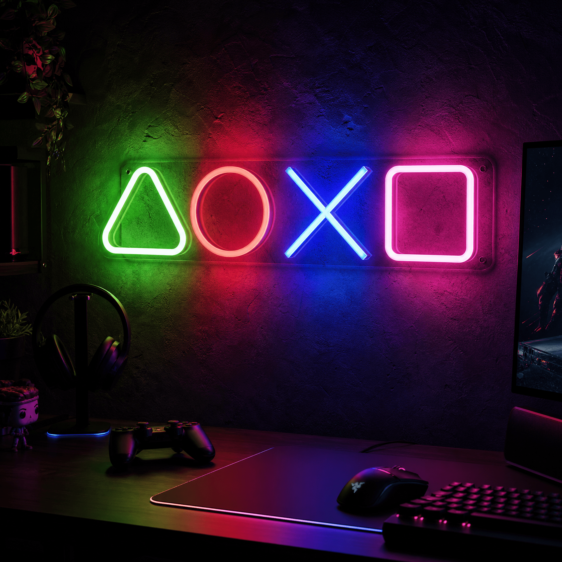 Play Station LED Sign - GTA Accessories