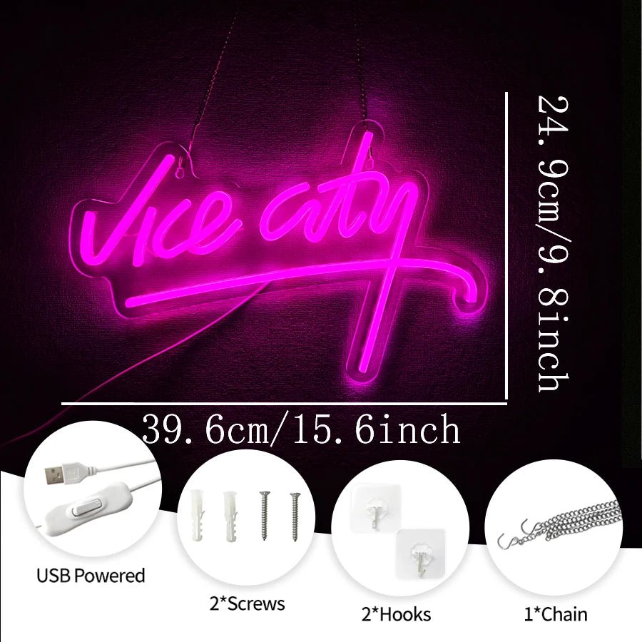 Vice City Neon Sign - GTA Accessories