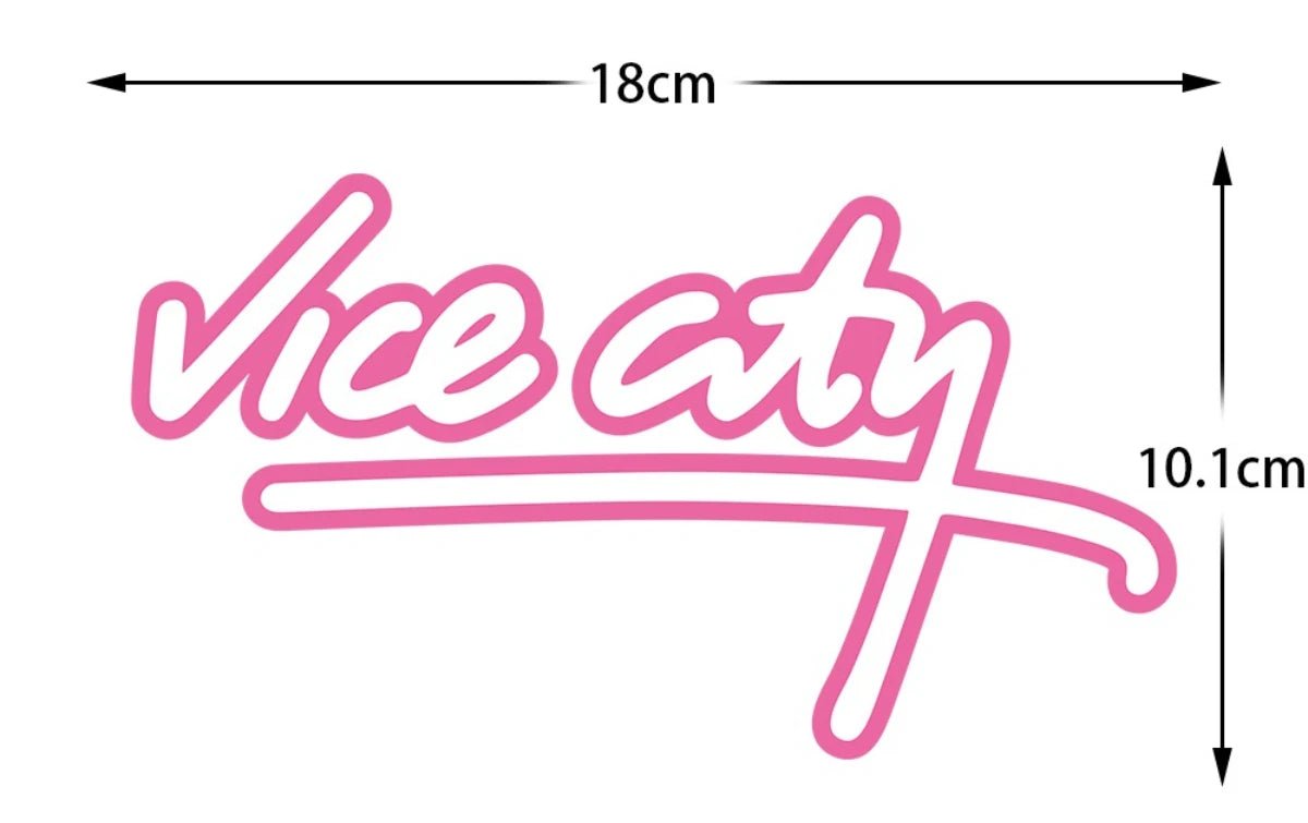Vice City Sticker - GTA Accessories