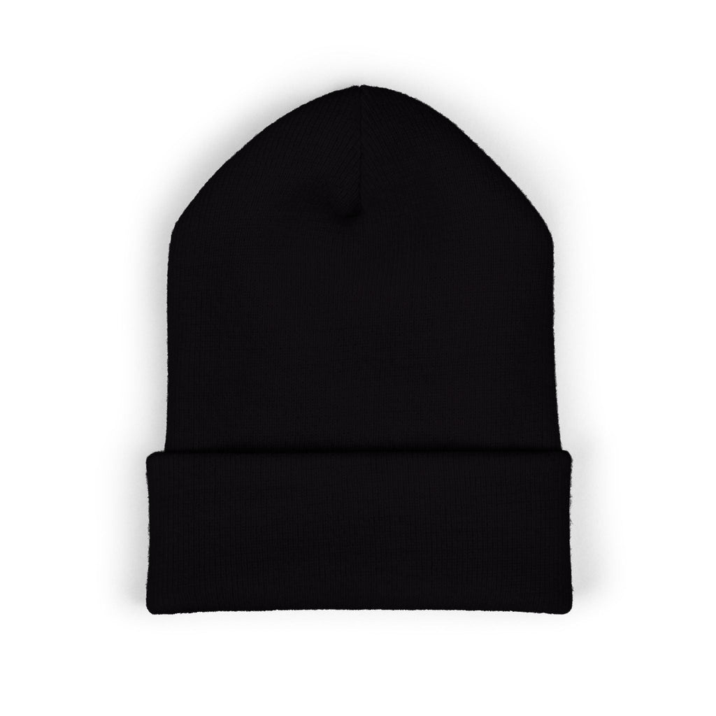 Wanted Black Classic Cuffed Beanie (Embroidery) - GTA Accessories